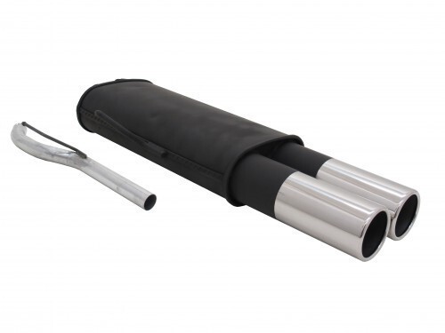 Novus sportauspuff abe - +abe, 2x90mm